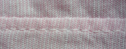 Single-needle stitching на рубашке Barba