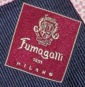 Логотип Fumagalli на одном из их галстуков