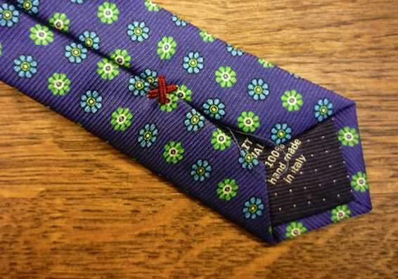 Шёлковый галстук Fumagalli с узором фуляр
