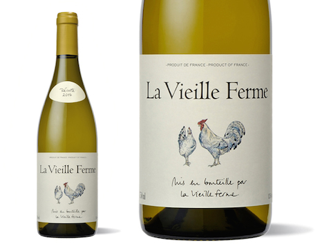 Этикетка вина La Vieille Ferme blanc