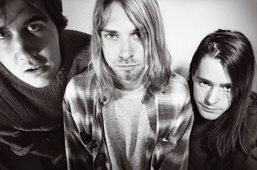 Nirvana - Курт Кобейн во фланелевой рубашке