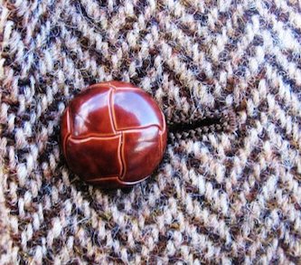 Leather button