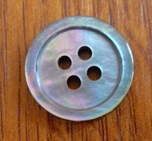 mother-of-pearl button