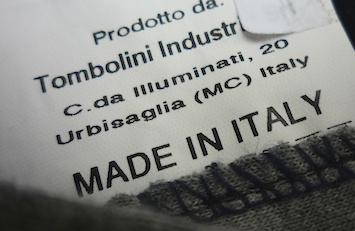 Tombolini made in label
