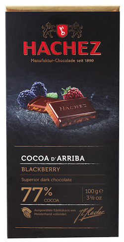 Hachez blackberry chocolate