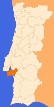 Карта Португалии и полуостров Сетубал