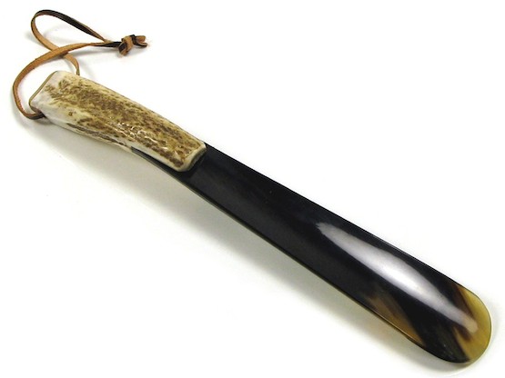 Abbeyhorn shoehorn - stag antler handle