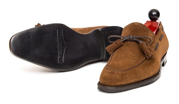 Charles F.Stead suede loafers