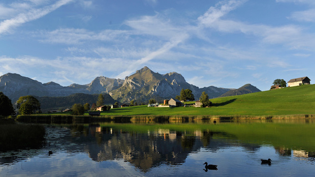 швейцарский пейзаж
