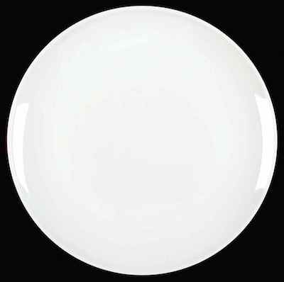 белая тарелка