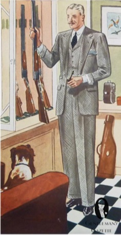 Old suit illustration